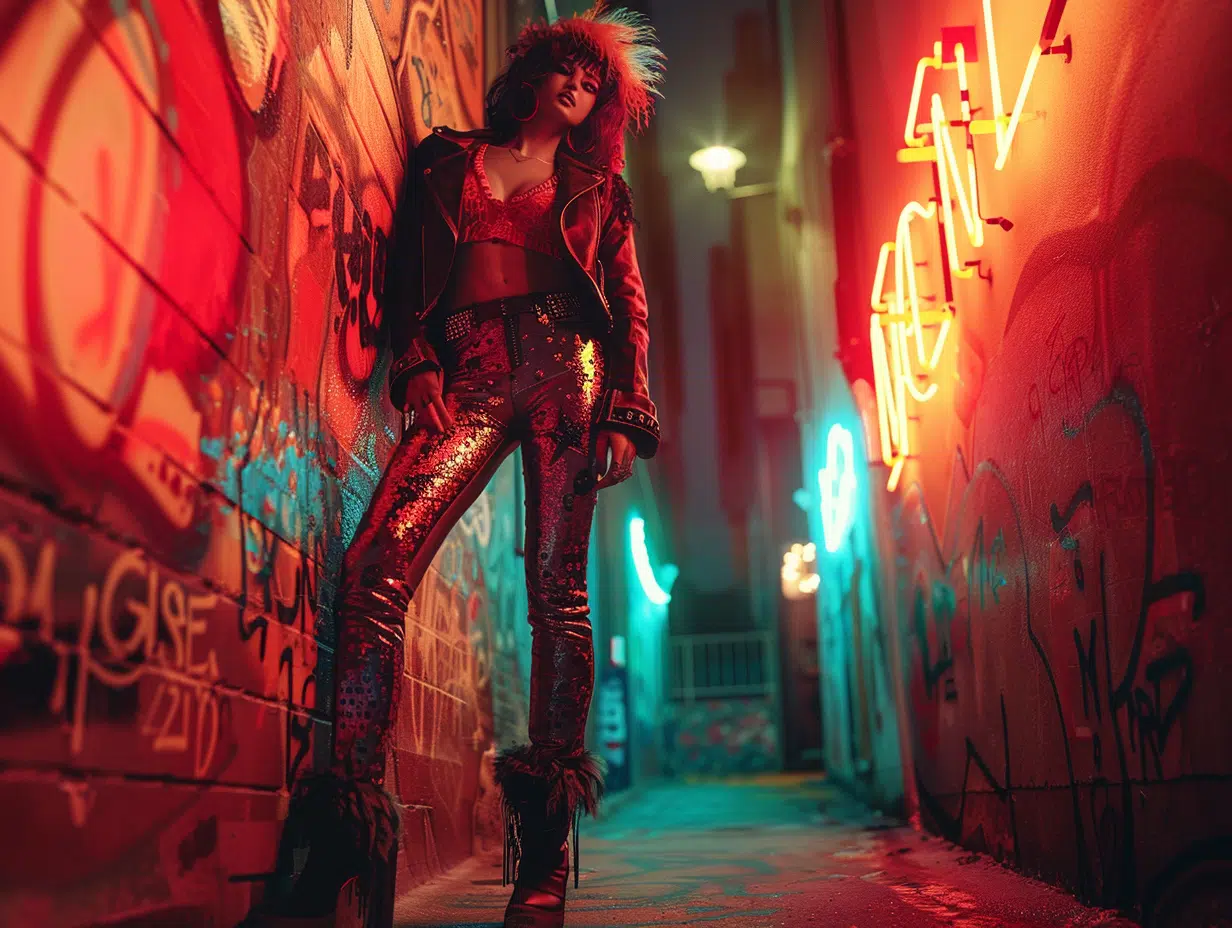 Porter le style glamrock : astuces et tendances pour un look rock chic