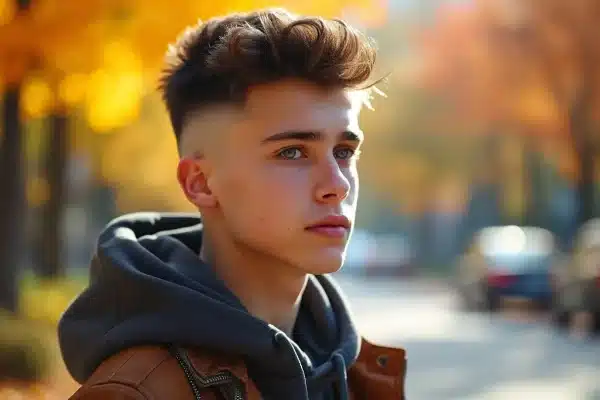 Idées de coupe de cheveux garçon ado pour 2024